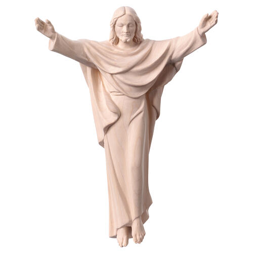 Cristo Re in legno naturale 1