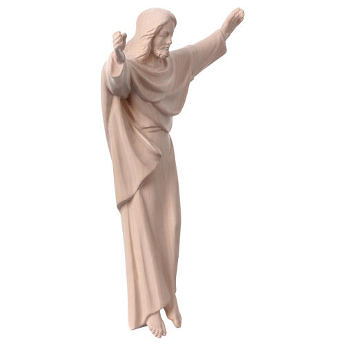 Cristo Re in legno naturale 5
