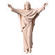 Cristo Re in legno naturale s1