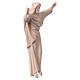 Cristo Re in legno naturale s5