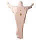 Cristo Re in legno naturale s6