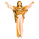 Cristo Re in legno della Val Gardena color marrone s1