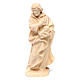 Statue Saint Joseph ouvrier en bois naturel Valgardena s1