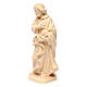 Statue Saint Joseph ouvrier en bois naturel Valgardena s2