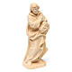 Statue Saint Joseph ouvrier en bois naturel Valgardena s3