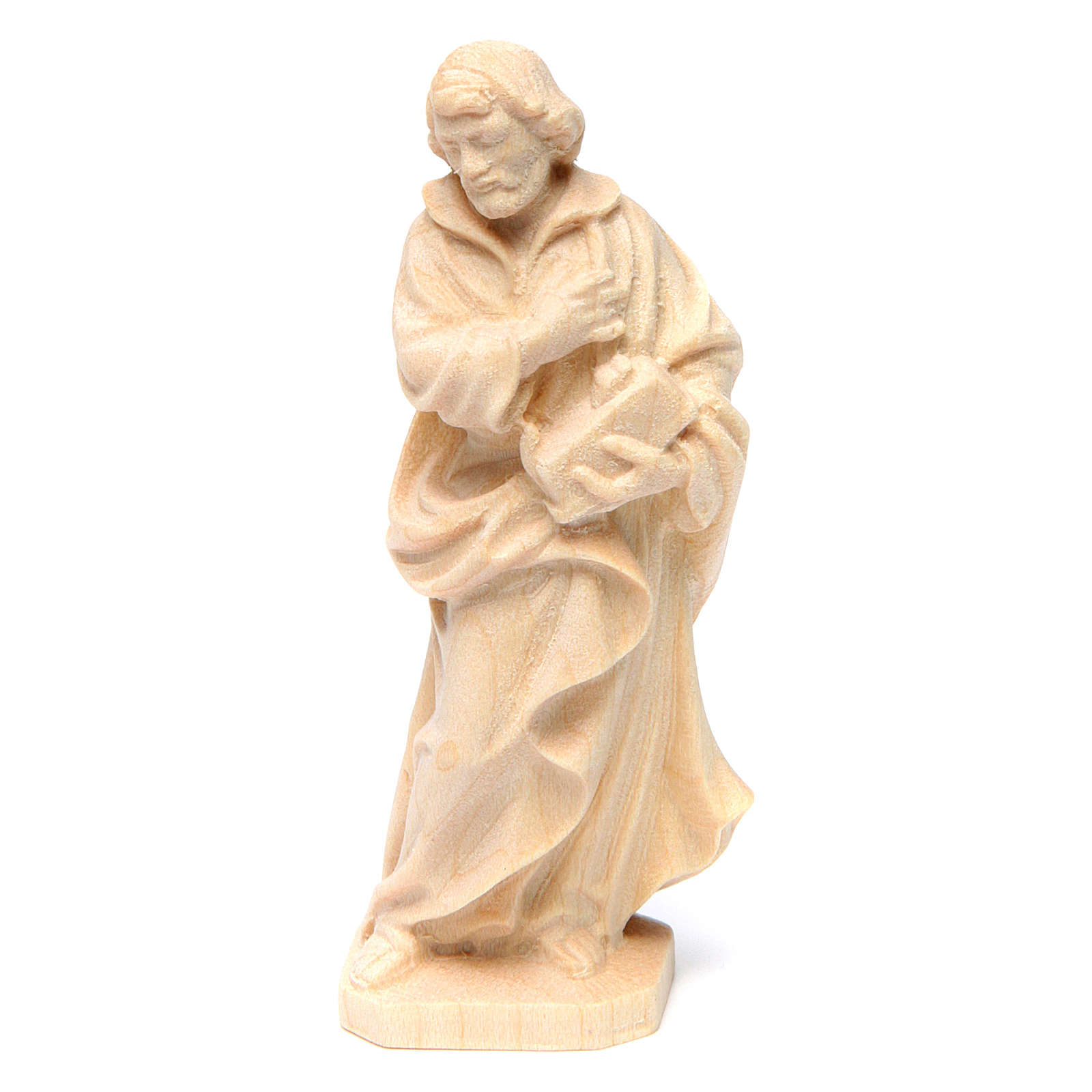 Dolfi San Giuseppe presepe grandezza 6 cm qualità artiginale Made in Val Gardena Alto Adige Statua Statuetta in Legno Acero