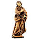 Saint Joseph ouvrier main sur la poitrine bois Valgardena s1