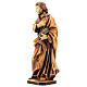 Figurka święty Józef pracujący drewno Valgardena s3