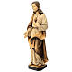 Statue Sacred Heart of Jesus Val Gardena wood, brown shades s3