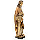 Statue Sacred Heart of Jesus Val Gardena wood, brown shades s5