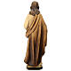 Statue Sacred Heart of Jesus Val Gardena wood, brown shades s6