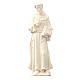 Figura święty Franciszek drewno naturalne Val Gardena s1