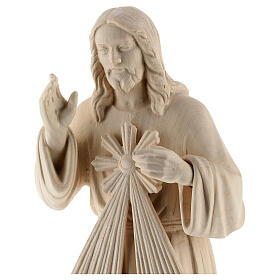 Figura Jezus Miłosierny drewno naturalne Val Gardena