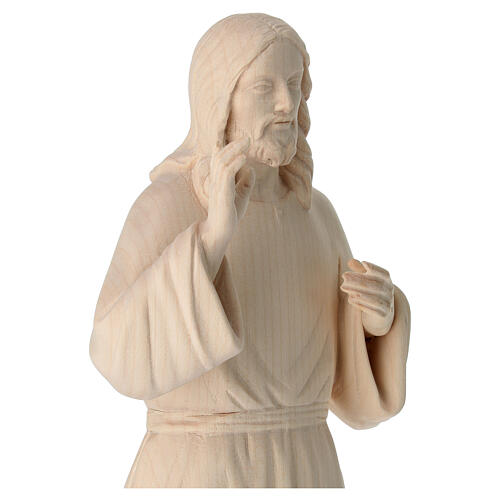 Statue segnende Jesus Grödnertal Holz 4