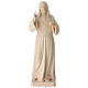 Statue Christ bénissant bois naturel Valgardena s1
