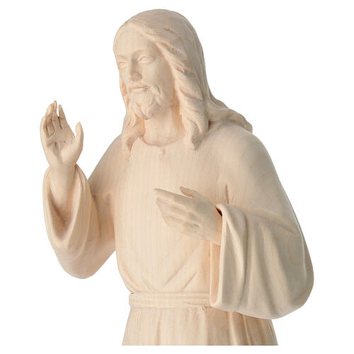 Statue Christ Blessing natural wood Val Gardena 6