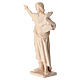 Estatua San Pancracio de madera natural de la Val Gardena s3