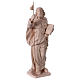 Estatua Santiago el Mayor de madera natural de la Val Gardena s4