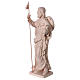 Statua San Jacopo in legno al naturale della Valgardena s3