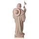 Statua San Jacopo in legno al naturale della Valgardena s5