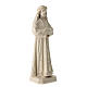 Estatua Jesús con túnica decorada de madera natural de la Val Gardena s5