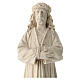 Statue de Jésus en bois naturel Valgardena avec décorations s2