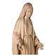 Immaculate Mary statue in natural Val Gardena wood s4