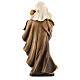 Statue Vierge du Coeur bois Valgardena nuances marron s6