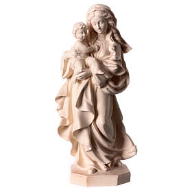 Our Lady of Reverence statue in natural Val Gardena wood