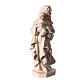 Statua Madonna Reverenza legno Valgardena naturale s5