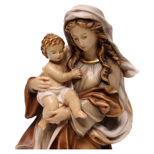 Our Lady of Reverence wooden statue in shades of brown 2
