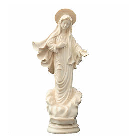 Our Lady of Medjugorje in natural Val Gardena wood