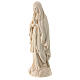 Virgen de Lourdes de madera natural de la Val Gardena s3