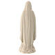 Statua Madonna Lourdes legno Valgardena naturale s5