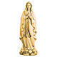 Gottesmutter von Lourdes patinierten Grödnertal Holz s1