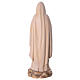 Estatua Virgen de Lourdes de madera de la Val Gardena, acabado con diferentes matices de marrón s5