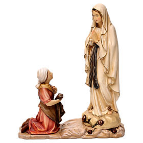 Imagens em Madeira Natural: Imagem Nossa Senhora Lourdes Bernadette madeira Val Gardena tonalidades múltiplas Imagens em Madeira Natural: Imagem Nossa Senhora Lourdes Bernadette madeira Val Gardena tonalidades múltiplas