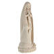 Virgen de Lourdes y Bernadette de madera natural de arce s5