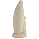 Statue Notre-Dame Lourdes avec Bernadette bois érable naturel s6
