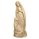 Our Lady of Lourdes and Bernadette, statue in natural maple wood s1