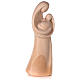 Statua Madonna Moderna legno Valgardena naturale s1