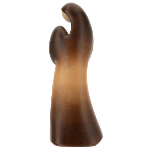 Our Lady, modern style wooden statues in shades of brown 7