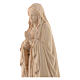 Imagen Virgen de Lourdes de madera natural de la Val Gardena s2