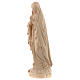 Our Lady of Lourdes, modern style in natural Valgardena wood s3