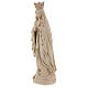 Our Lady of Lourdes with crown in natural Valgardena wood s3