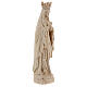 Our Lady of Lourdes with crown in natural Valgardena wood s5