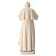 Papa Francesco naturale legno acero Valgardena s6