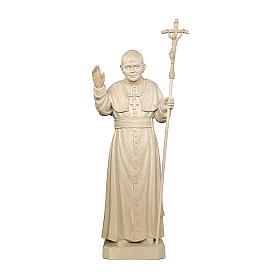 Papst Johannes Paul 2. Grödnertal Naturholz