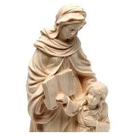 Heilige Anna mit Maria Grödnertal Naturholz