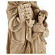 Heilige Anna mit Maria Grödnertal Holz braunfarbig s2